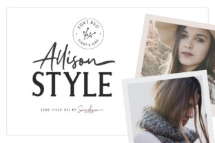 Allison Style Duo: A Delicate Serif and Handwritten Script Combination
