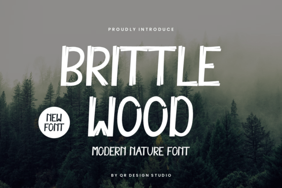 Brittle Wood: The Hand Drawn Font with Real Character