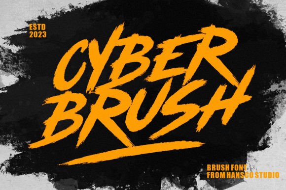 Cyber Brush: A Bold Handwritten Font for Authentic Branding