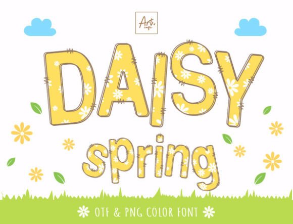 Daisy Spring: A Playful Font for Easter and Beyond