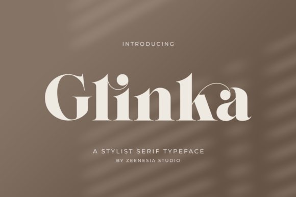 Glinka: The Bold Serif for Unforgettable Design