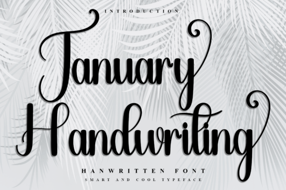 January Handwriting: Bringing Festive Charm to Your Projects