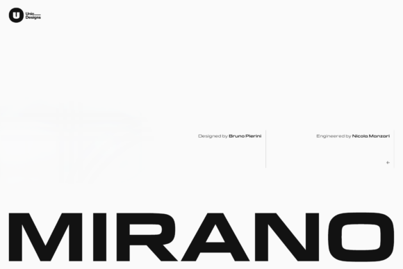 Mirano Extended: A Typeface with Engineered Precision