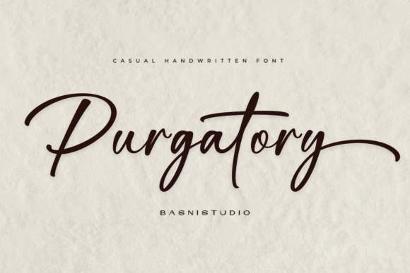 Purgatory: A Handwritten Font with Timeless Appeal
