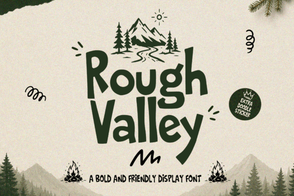 Rough Valley: A Bold Font with a Friendly, Natural Soul
