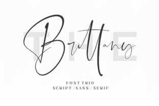 The Brittany: A Font Trio for Elegant Branding