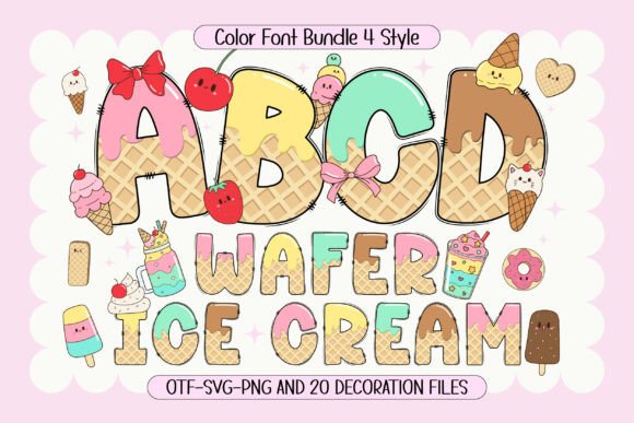 Wafer Ice Cream: A Sweet Typeface for Creative Projects